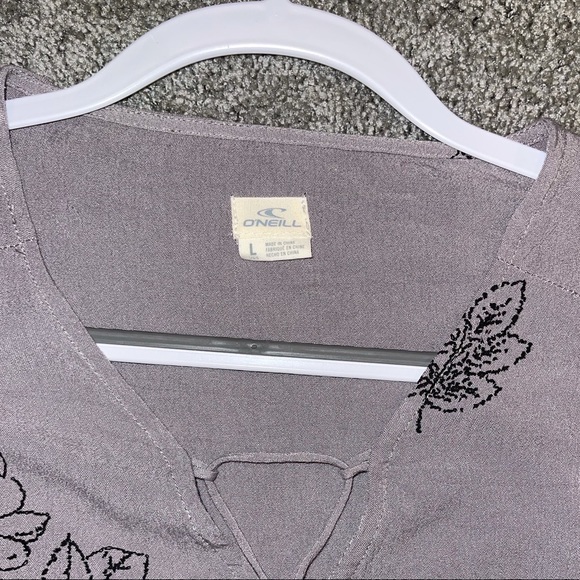 O’Neill long sleeve tie up neck blouse - Picture 3 of 3